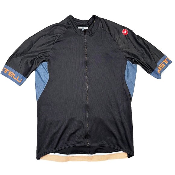 CASTELLI Men’s Entrata Cycling MTB Road Bike Jersey Quarter Length Sleeve XXL - Picture 1 of 6